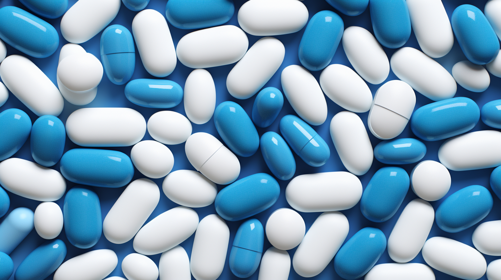 创意胶囊产品效果展示多粒胶囊层层排列产品示意图